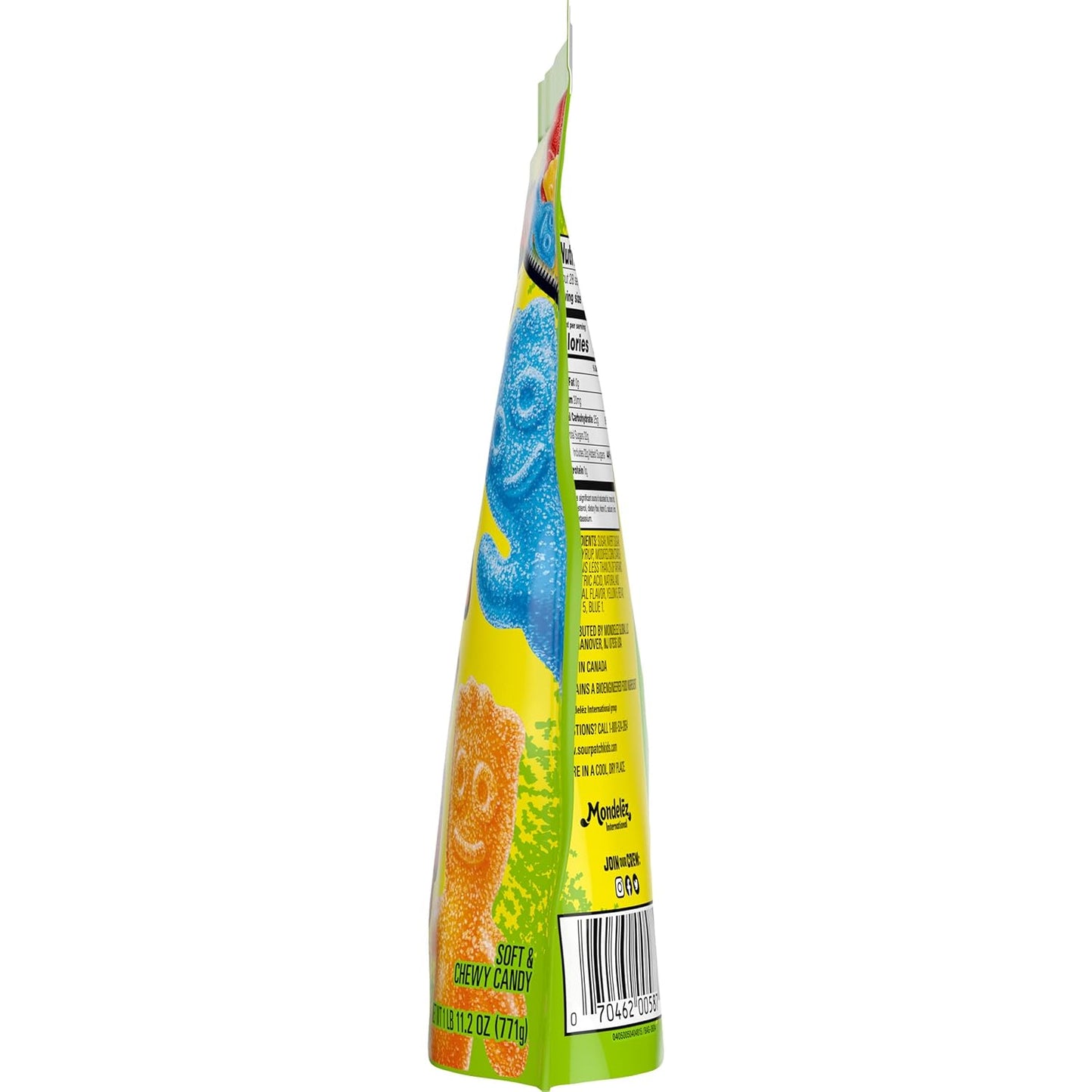 SOUR PATCH KIDS Big Kids Soft & Chewy Candy, Fun Birthday Party Favor Bag Stuffer, 1.7 lb