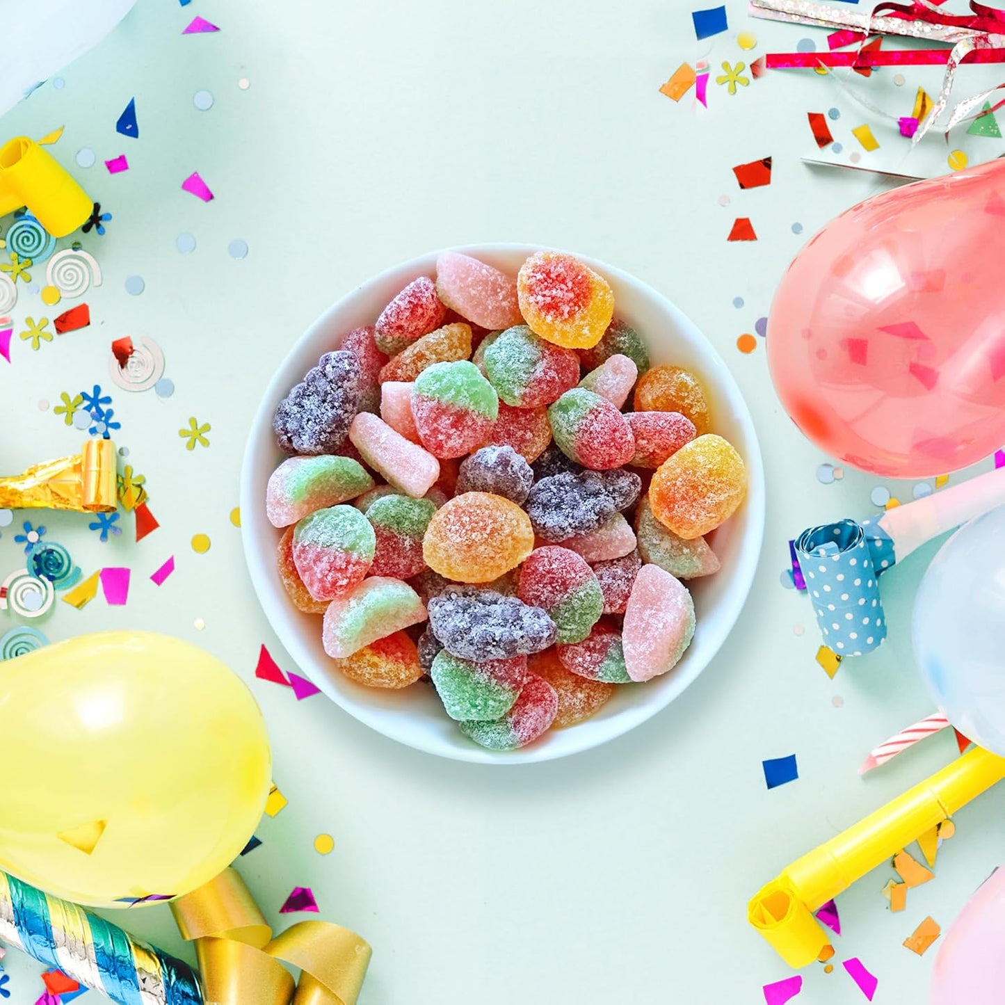 SOUR PATCH KIDS Fruits Mix Gummy Candy for Holiday Gift Baskets and Birthday Care Packages, 11.03 oz