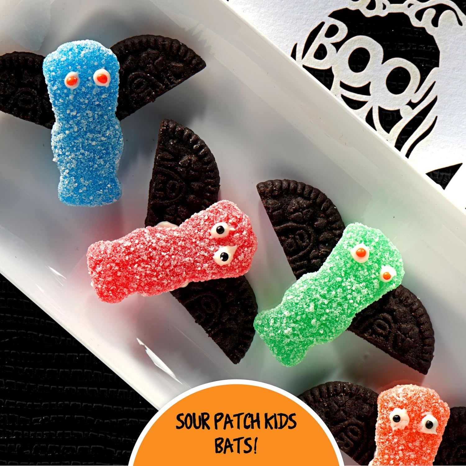 SOUR PATCH KIDS Halloween Candy Variety Pack - Bulk Trick or Treat Bags for Classroom Party Gift Bag Stuffers