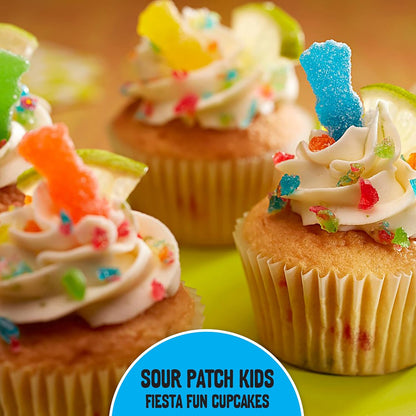 SOUR PATCH KIDS Soft & Chewy Sour Then Sweet Candy, 1.8 lb Family Size Gift Bag for Birthday Party Hosts and Holiday Stocking Stuffers