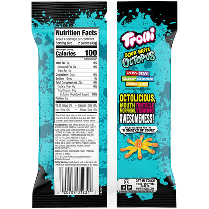 sour-sanded coating for an immediate tangy bite