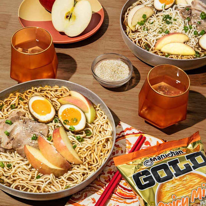 Maruchan Gold Spicy Miso Craft Ramen – Premium Pantry Staple for the Connoisseur, At-Home Gourmet Lunch