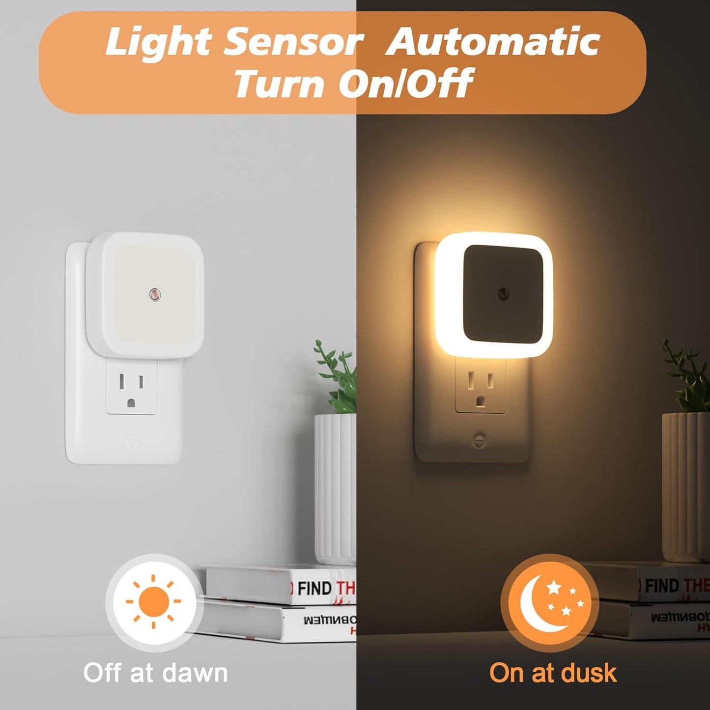 space-saving plug form that leaves the adjacent outlet free