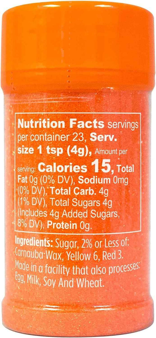 Wilton Sparkling Sugar Sprinkles Orange – Vibrant Decorating Crystals for Fall-Themed Dessert Tables