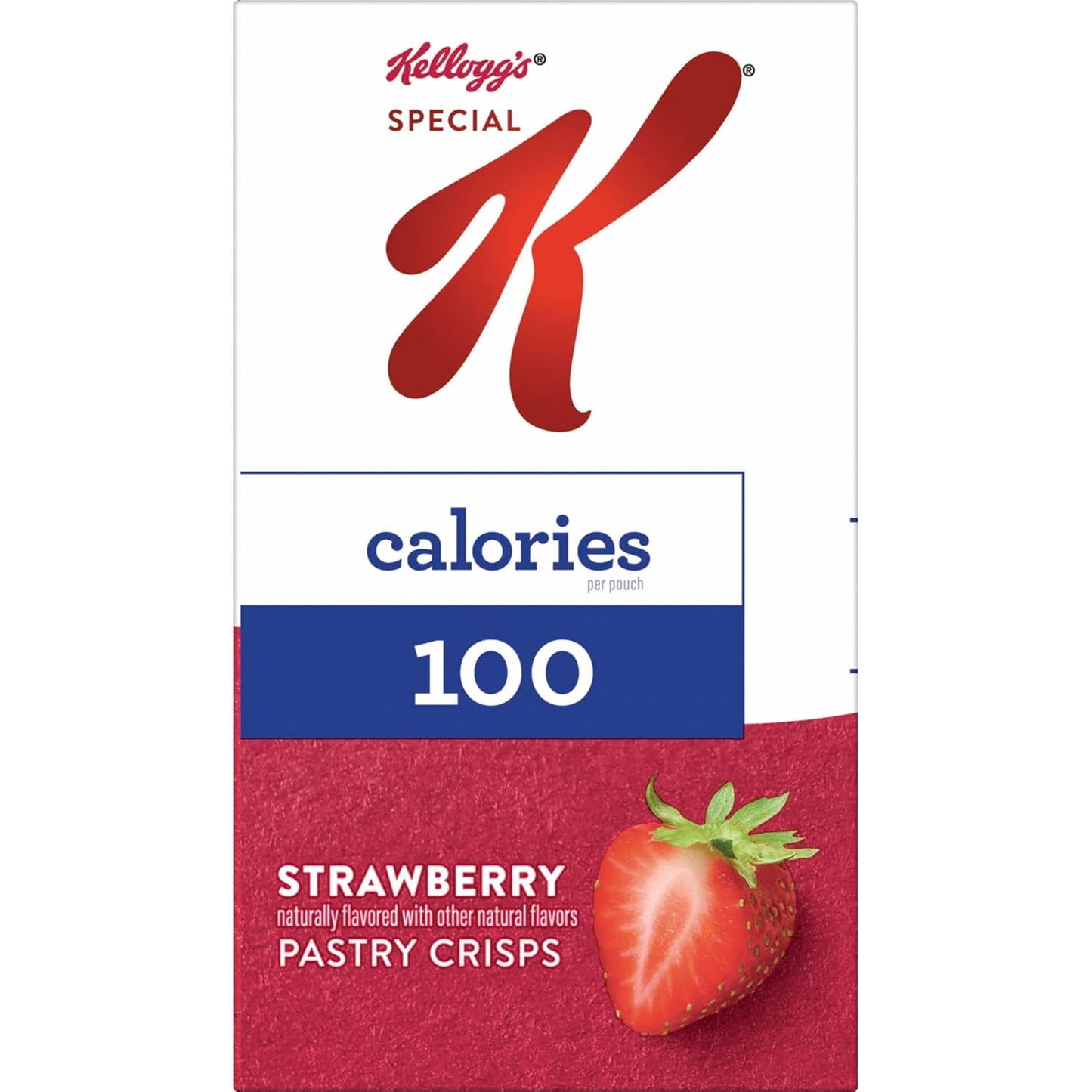Special K Bar Pastry Crisps, Strawberry – Pre-Portioned Desk Snack for Afternoon Energy at the Office