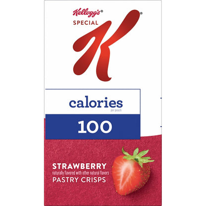 Special K Bar Pastry Crisps, Strawberry – Pre-Portioned Desk Snack for Afternoon Energy at the Office
