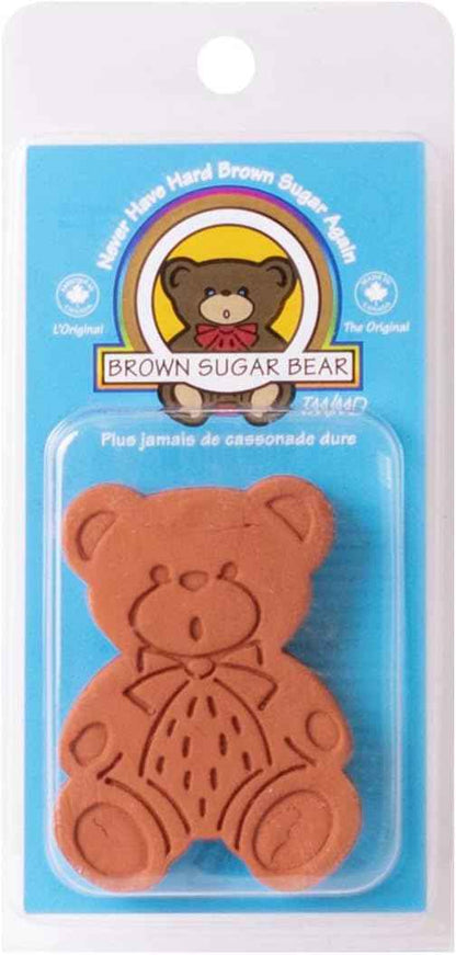 Brown Sugar Bear – Food-Safe Reusable Clay Sugar Saver, No Chemicals or Additives