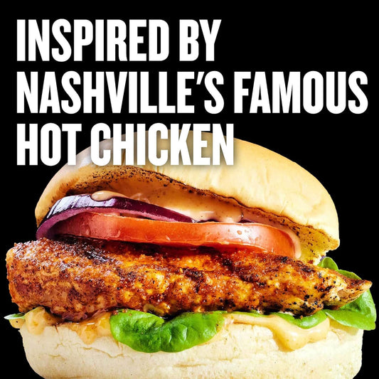 spicy-sweet flavor profile inspired by nashville's famous hot fried chicken