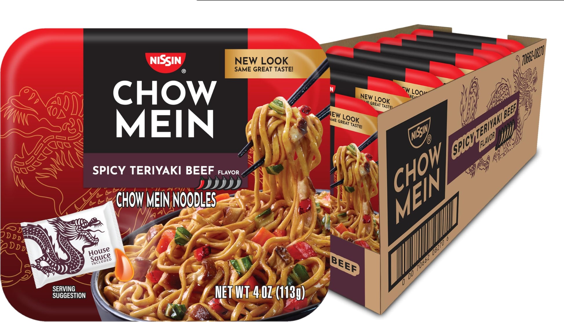 Spicy Teriyaki Beef - 4 Ounce (Pack of 8)