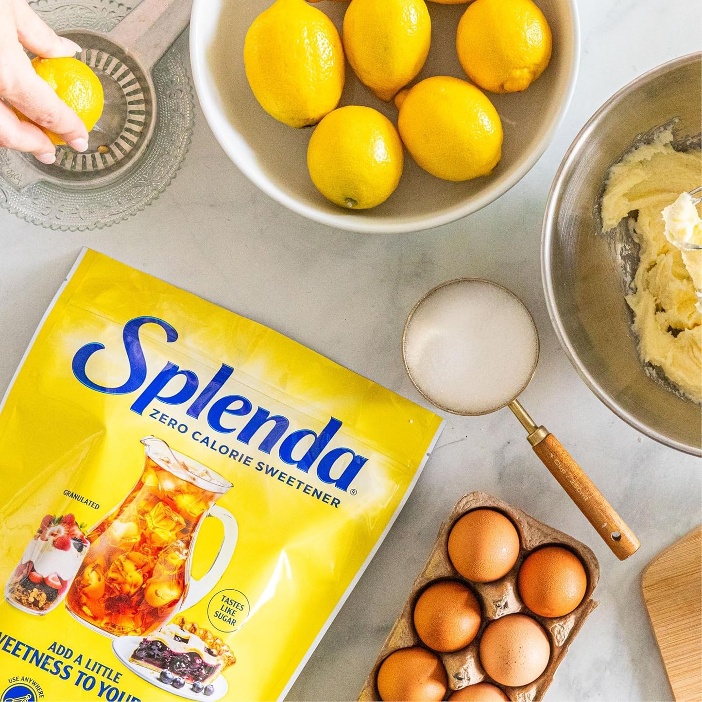 SPLENDA Granulated Sweetener – Family-Safe Sugar Swap for Kids' Cereal, Oatmeal, and Lunchboxes