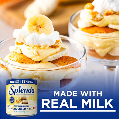 SPLENDA Sugar-Free Sweetened Condensed Milk – Thoughtful Birthday Gift for Bakers Who Count Calories, 14 oz Can