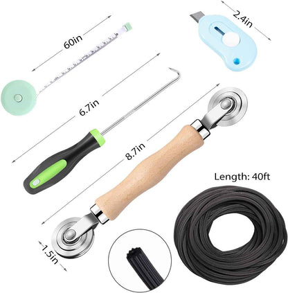 TOOLTRIZ Minimal-Tool Screen Repair Kit – Clean DIY Rescreen in Four Steps