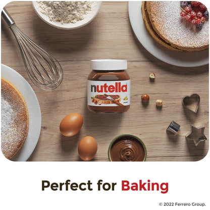 spreadable consistency suitable for bread, pancakes, waffles, crêpes, and fruit