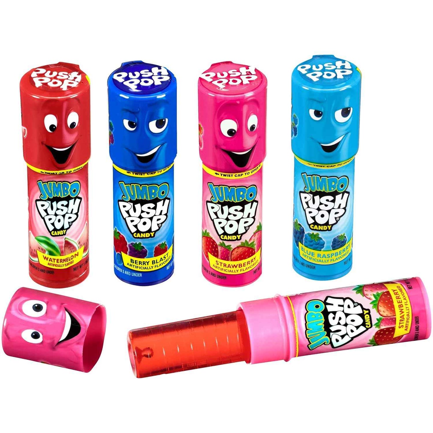 Bazooka Push Pop Jumbo Lollipops – Nostalgic Birthday Gift for Kids Goody Bags