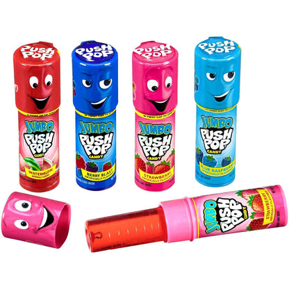 Bazooka Push Pop Jumbo Lollipops – Nostalgic Birthday Gift for Kids Goody Bags