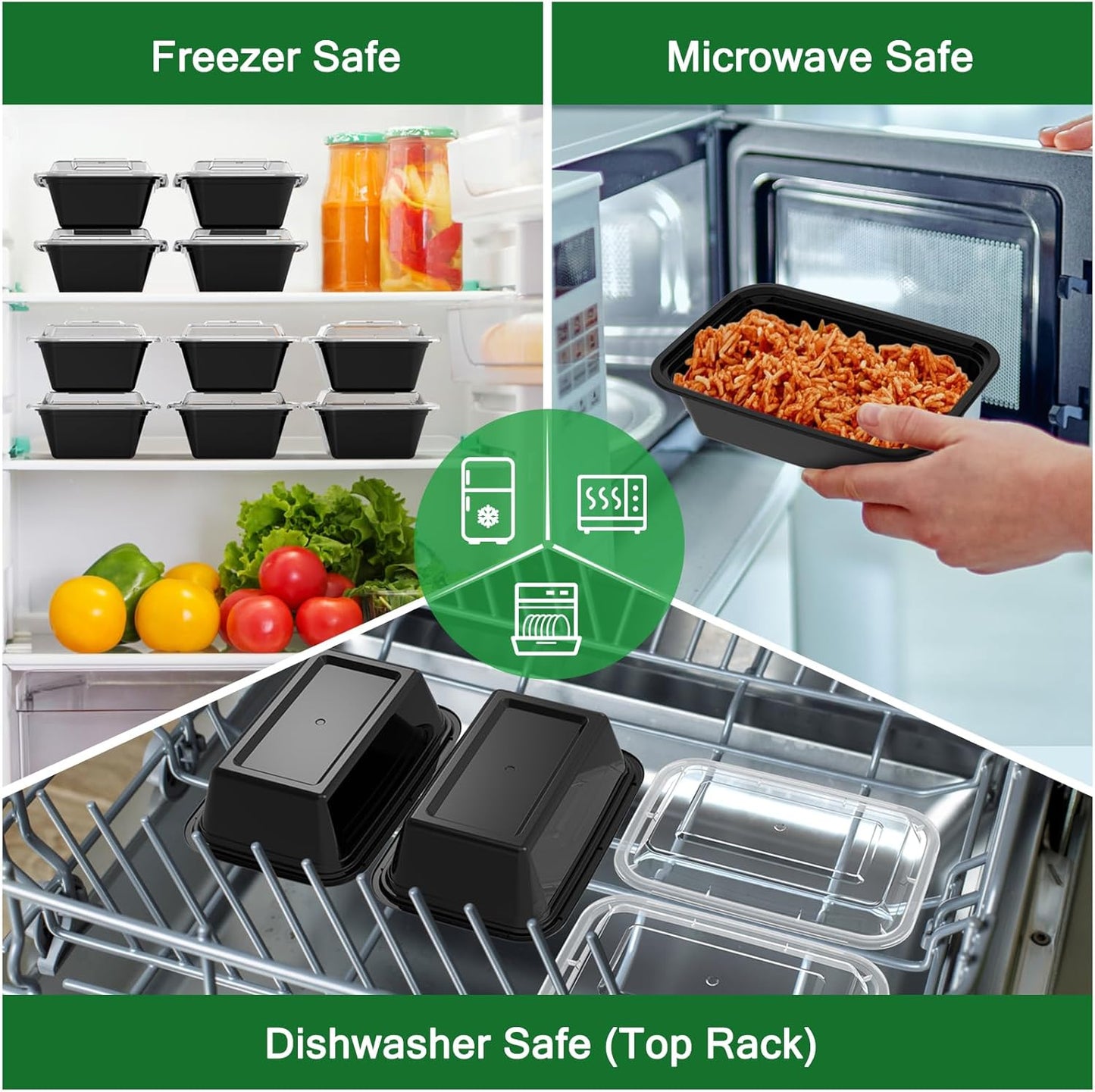 square stackable shape for compact storage
