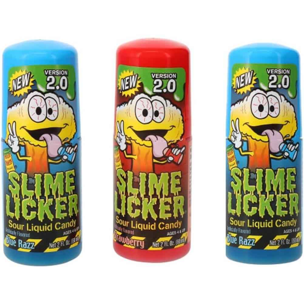 Toxic Waste Slime Licker 2.0 Sealed Sour Liquid Candy for Road Trips, Camping Snacks and Travel Treats