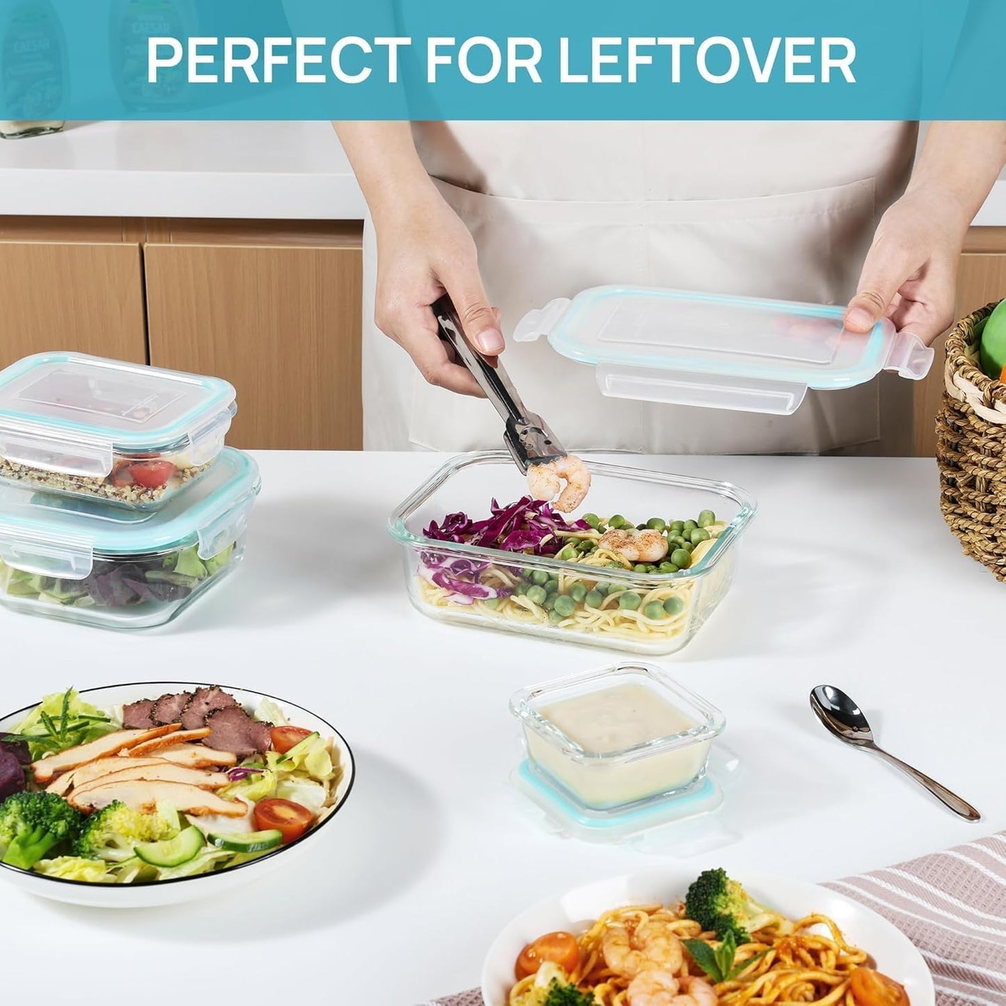 stackable form factor that nests neatly to save cabinet space, available in 7 color variants