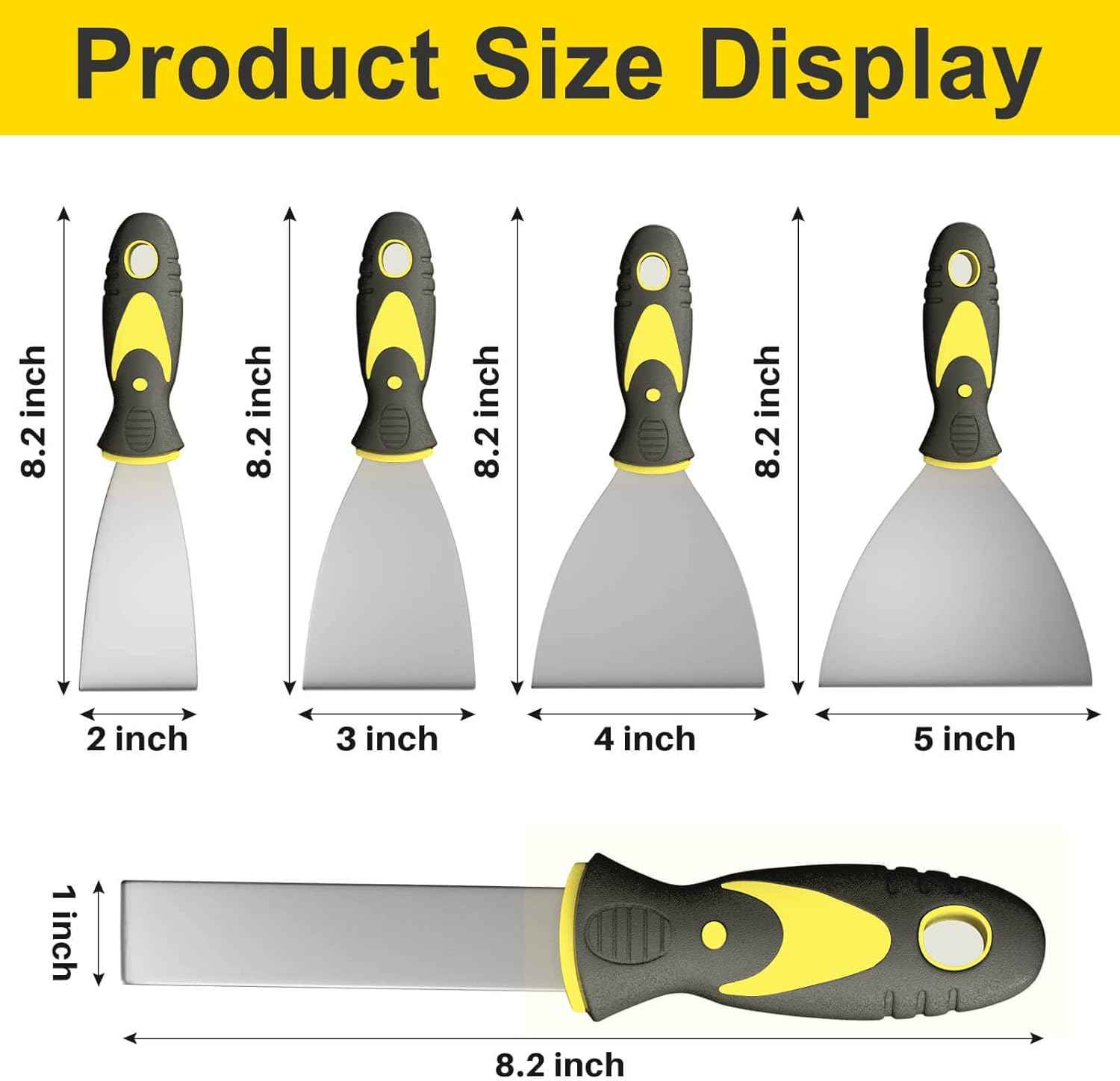 Putty Knife Set 5-Piece – Practical Housewarming Gift for New Homeowners and DIY Beginners