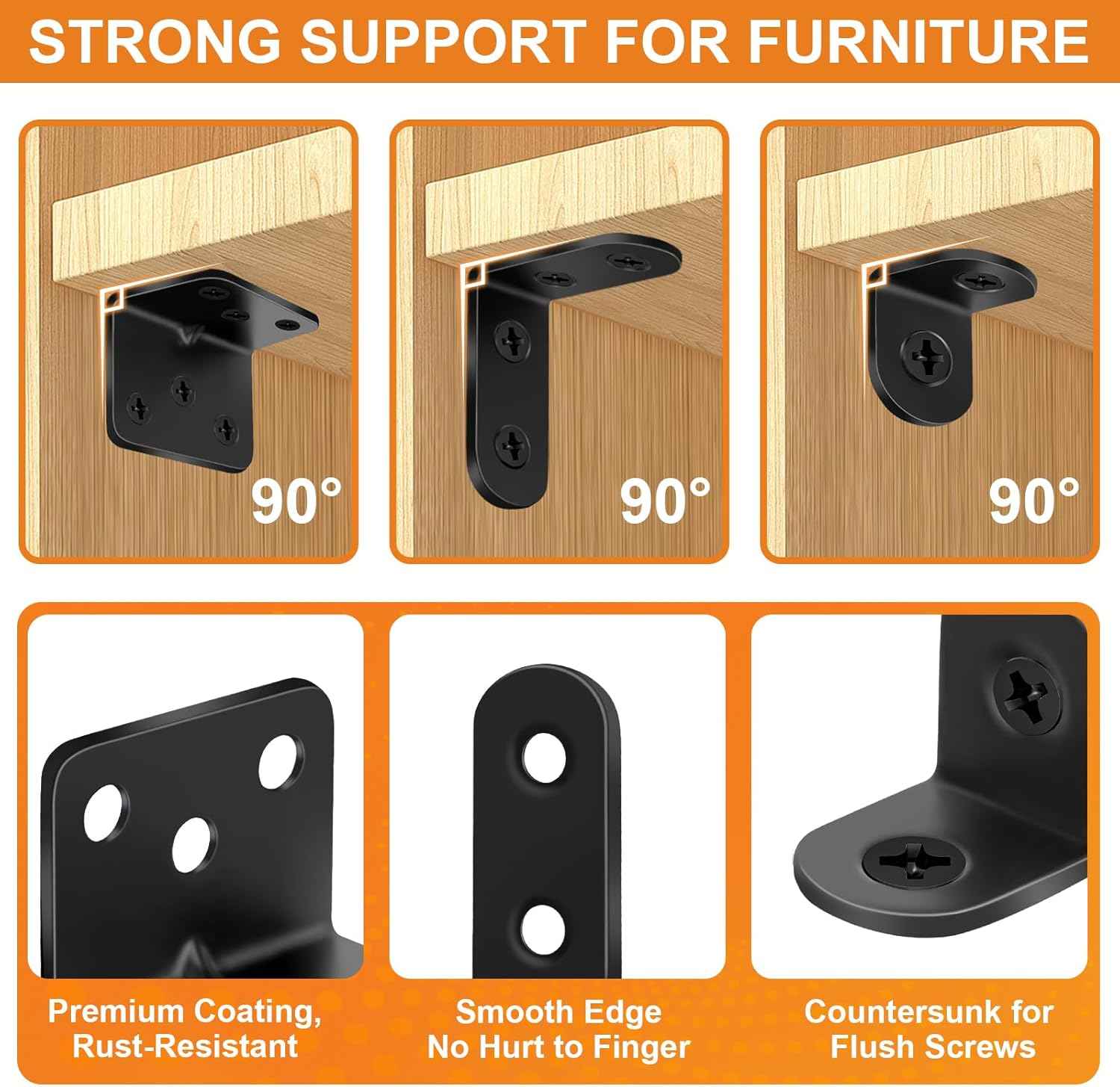 Workshop Pro L Bracket Kit for Home Office Desk Builds and Focused Study Corner Shelving