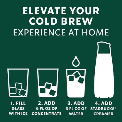 Starbucks Cold Brew Concentrate – Premium Café Indulgence for the Upscale Kitchen, 32 Fl Oz