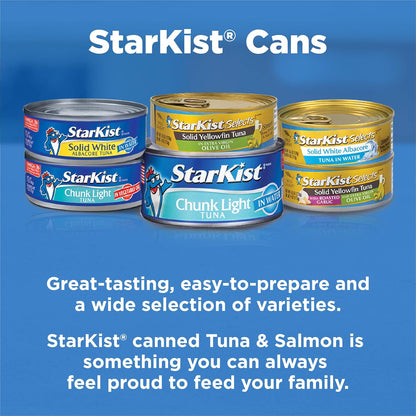 StarKist Selects No Salt Added Chunk White Albacore Tuna in Water - 4.5 oz Can for Desk Lunch and Office Meal Prep