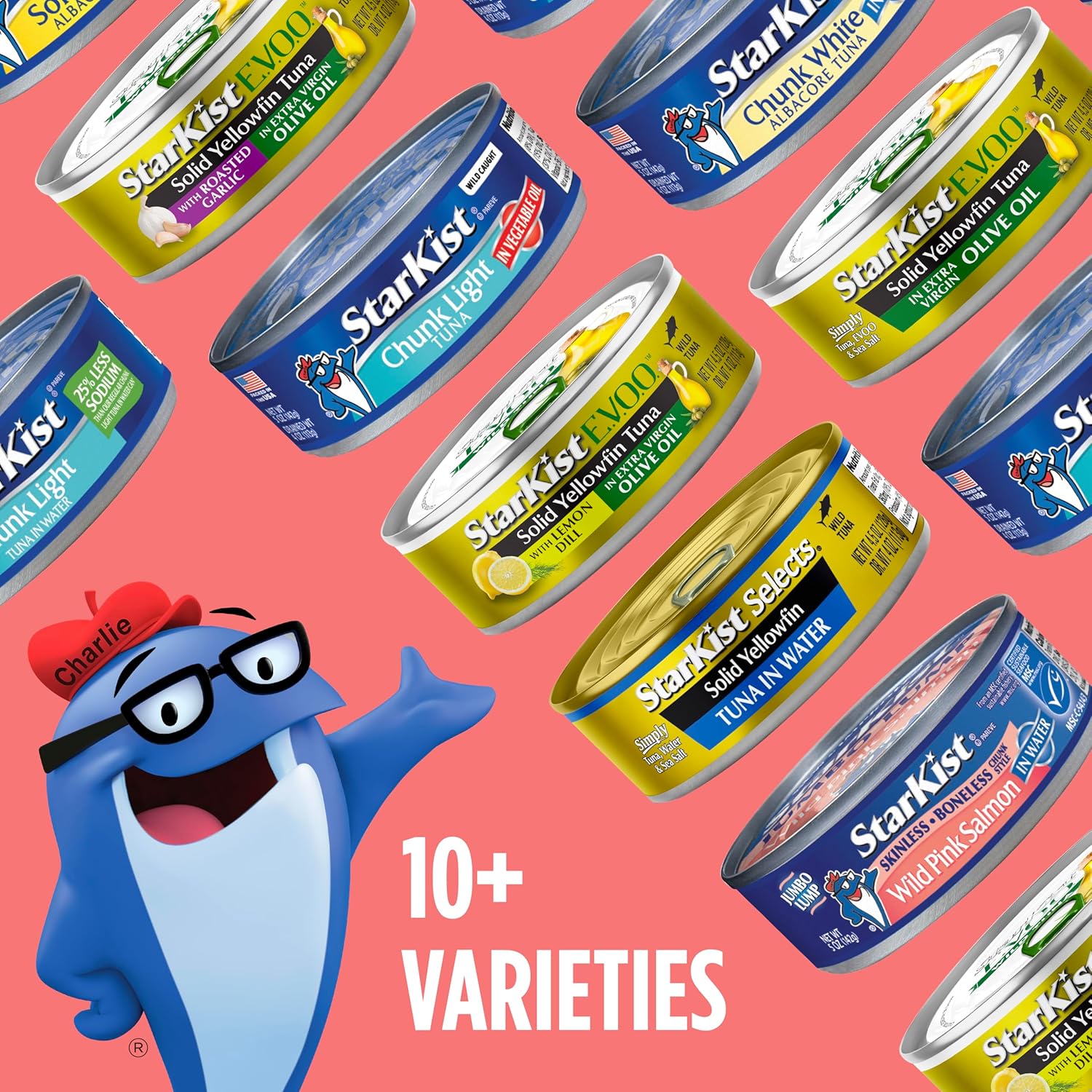 StarKist Wild Pink Salmon - Skinless, Boneless - 5 oz Can | Ready-to-Eat Office Lunch for Busy Work-From-Home Professionals