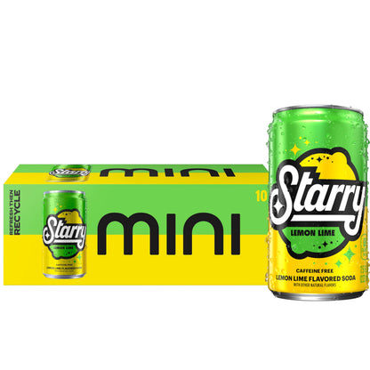 Starry Mini Can - 7.5 Fl Oz (Pack of 10)