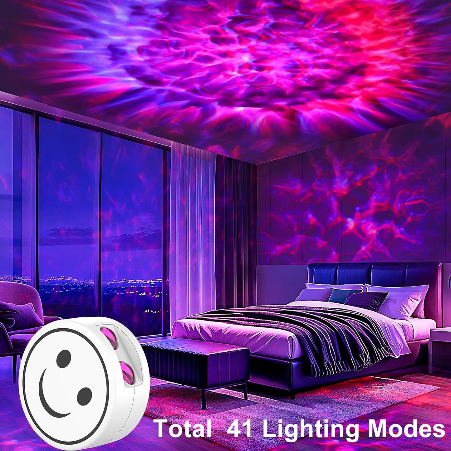 StarryGlow Nebula Lamp – Night Light Projector for Bedroom, Romantic Anniversary and Valentine's Day Gift for Couples