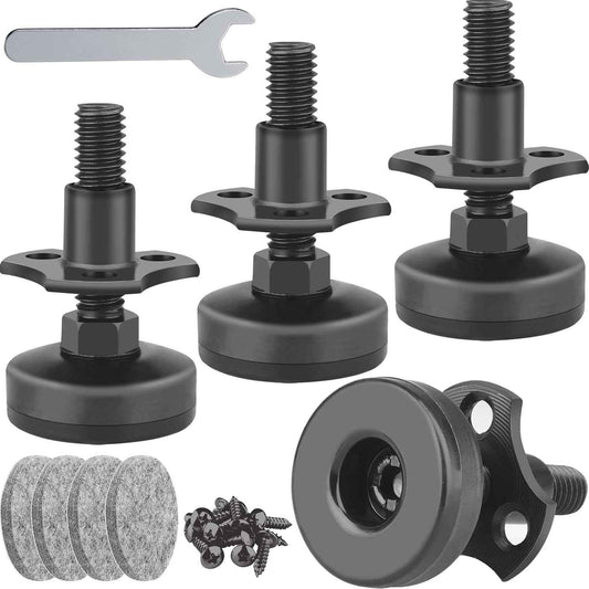 Anwenk Adjustable Leveling Feet for Office Desks and Workstations, Ergonomic Stable Setup for Corporate and Home Office