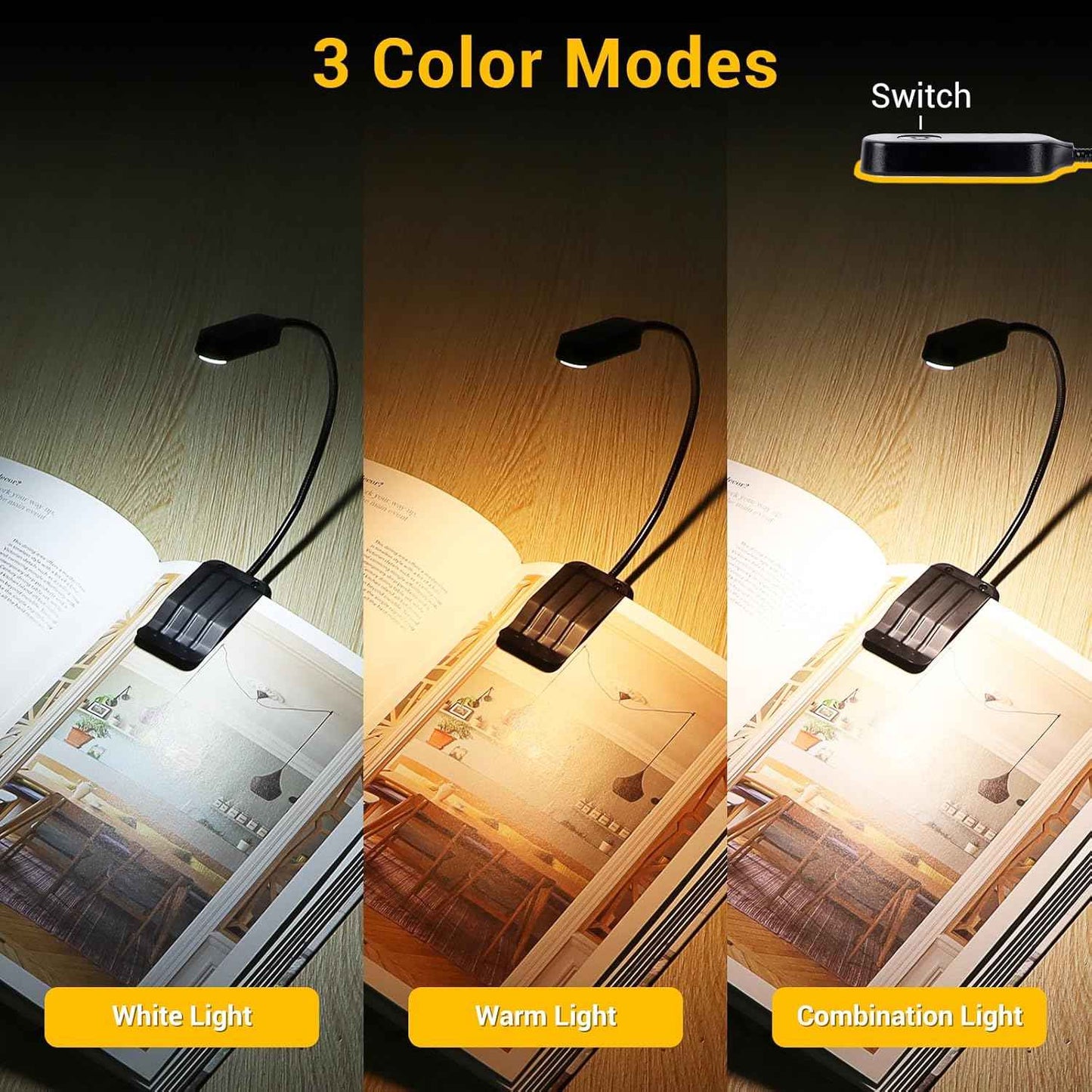 Glow Readers Roll-Up Book Light – Pocket-Sized Reading Lamp for Uncluttered Bedside Tables