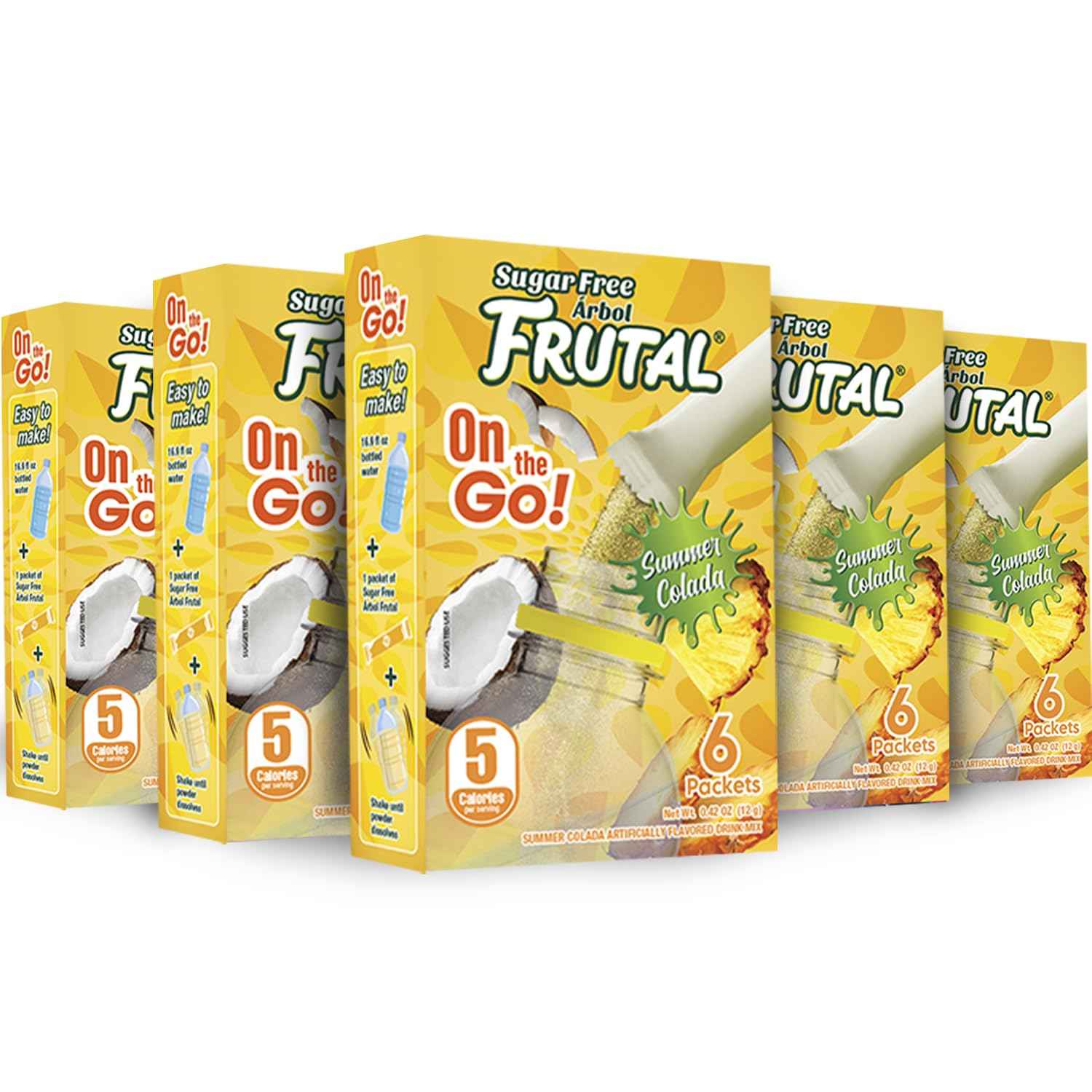 Frutal On-The-Go! Flavored Water Sticks – Parent-Approved Soda Alternative with 6 Fruit Flavors Kids Love, No Sugar Added