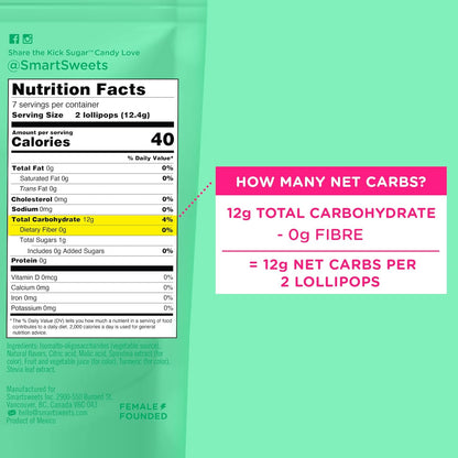 stevia-sweetened with no sugar alcohols or artificial sweeteners