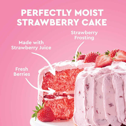 Duncan Hines Signature Strawberry Cake Mix – Fast After-Work Treat for Apartment Kitchen