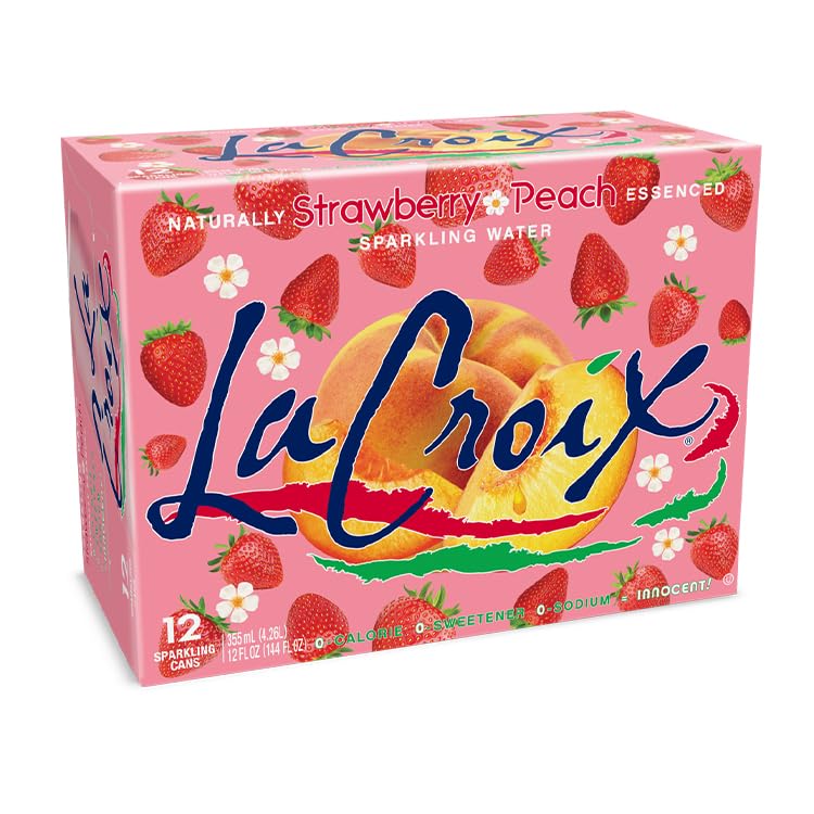 Strawberry Peach - 12 Fl Oz (Pack of 12)