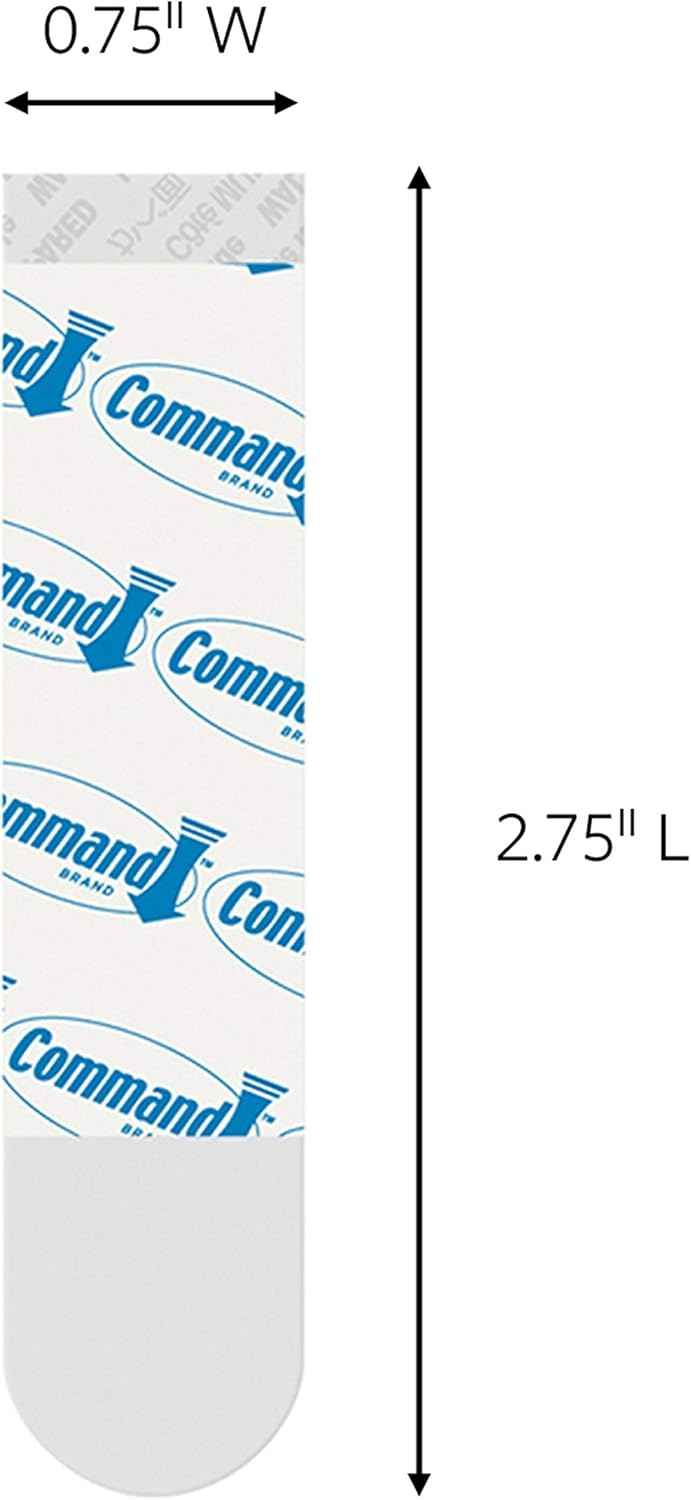 Command Clear Replacement Strips for Intentional Home Design, Invisible Hook Refresh