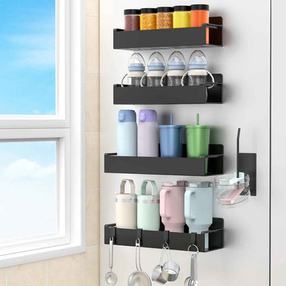 Nimble Living Magnetic Tumbler Holder – Fridge-Side Organizer for Stanley Cup Minimalist Kitchen Storage