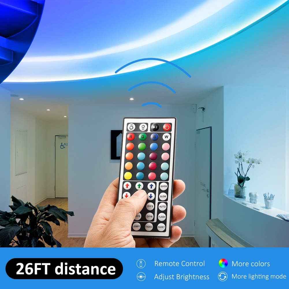 DAYBETTER RGB LED Strip Lights – Cozy Home Accent Lighting for Walls and Ceilings