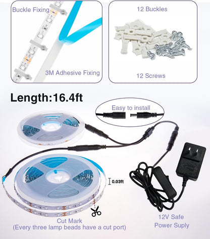 strong self-adhesive backing for tool-free mounting