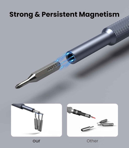 AXTH 25-in-1 Screwdriver Set – Minimalist Repair Tool with Slim Profile and Labeled Bits