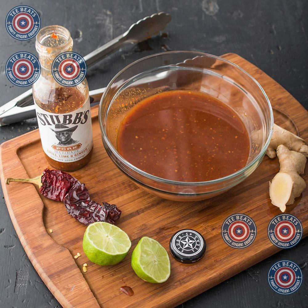 Stubb's Chiles, Lime & Ginger Pork Marinade, 12 oz – Camping and Patio Cookout Sauce for Pork, Chicken, and Vegetables