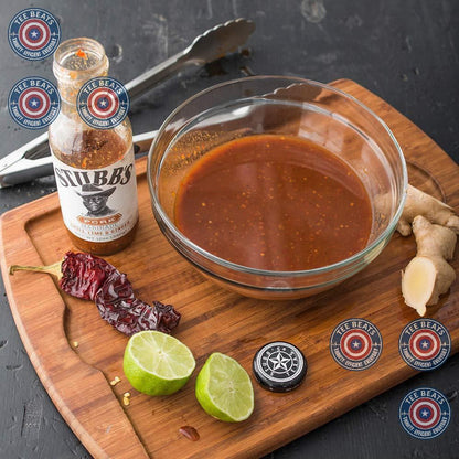 Stubb's Chiles, Lime & Ginger Pork Marinade, 12 oz – Camping and Patio Cookout Sauce for Pork, Chicken, and Vegetables