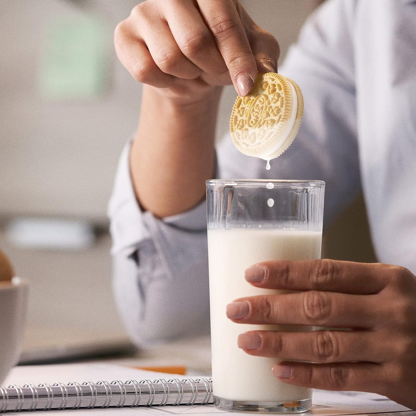 sturdy cookie texture engineered for milk dunking