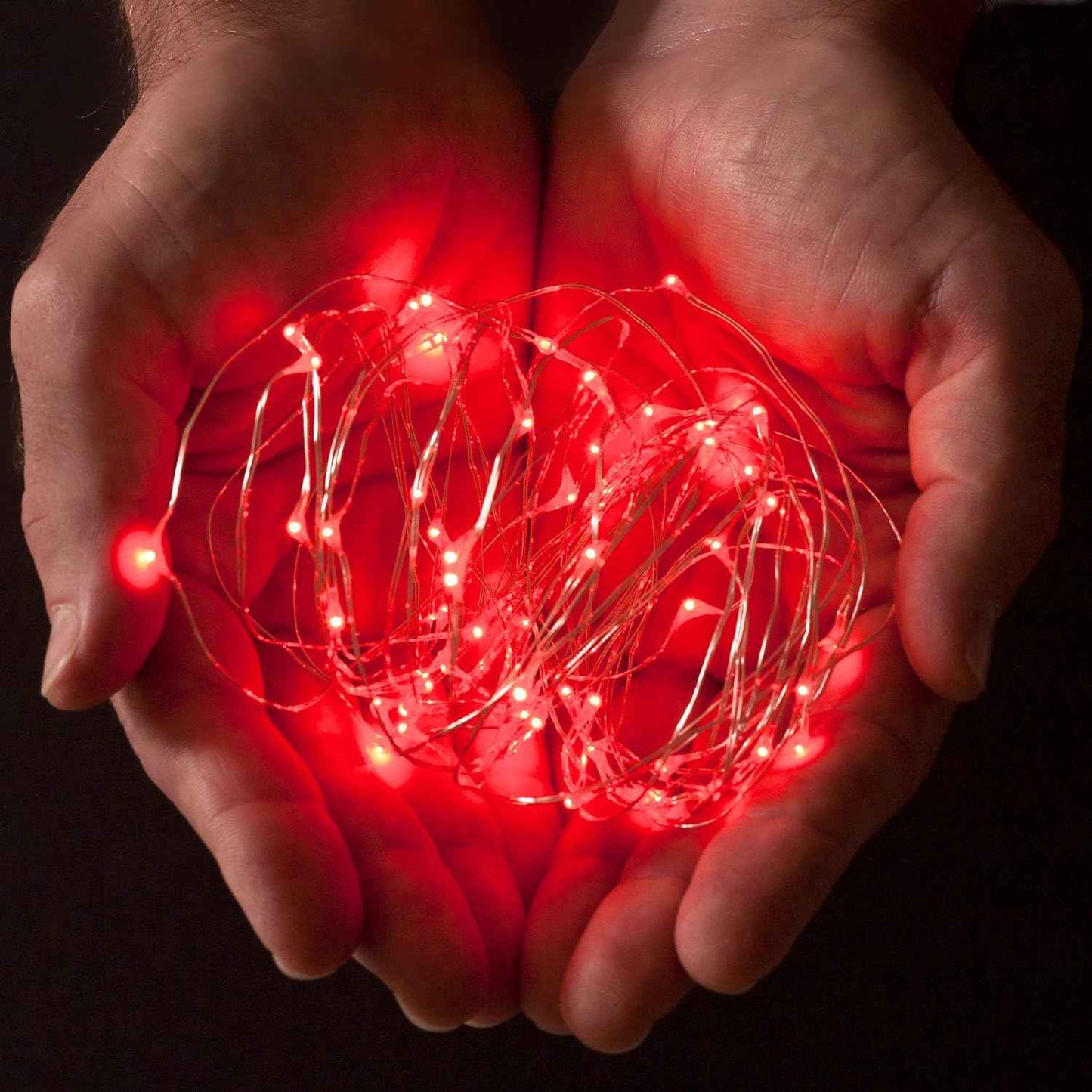 Brightown Submersible LED Fairy Lights – Safe Nursery and Kids Room Decor, Cool to the Touch Silver Wire