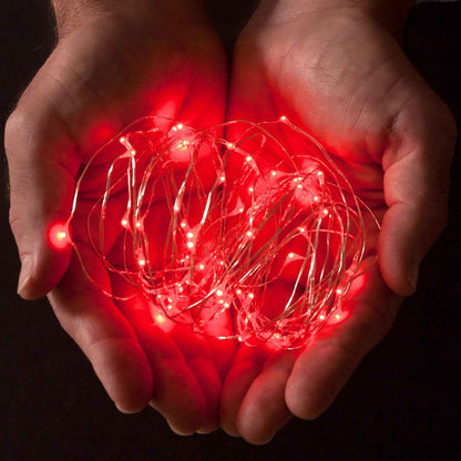 Brightown Submersible LED Fairy Lights – Safe Nursery and Kids Room Decor, Cool to the Touch Silver Wire