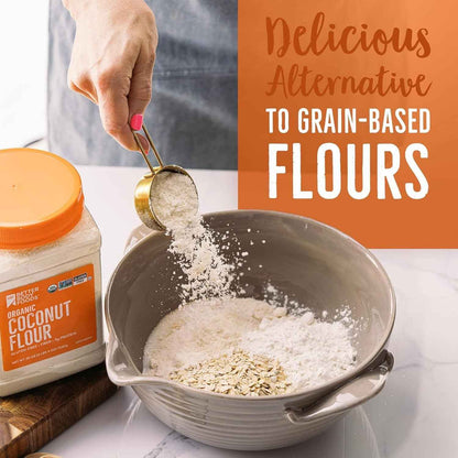 BetterBody Foods Organic Coconut Flour for Clean-Label Pantries and Simple Ingredient Baking
