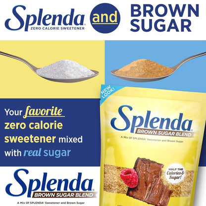 SPLENDA Brown Sugar Blend for Family Lunchbox Prep, Lower-Sugar Baking Sweetener for Kid-Friendly Cookies and Muffins