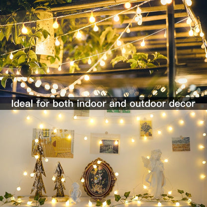 suddus 100 LED Globe String Lights – Ready-to-Give Housewarming Gift for New Homeowners, Warm White Plug-in with Remote