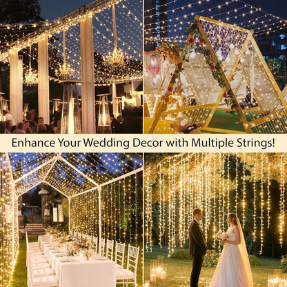 suddus Fairy Lights with Remote – Thoughtful Birthday Gift for Her, Cozy Bedroom String Lights 33ft 100 LED Warm White