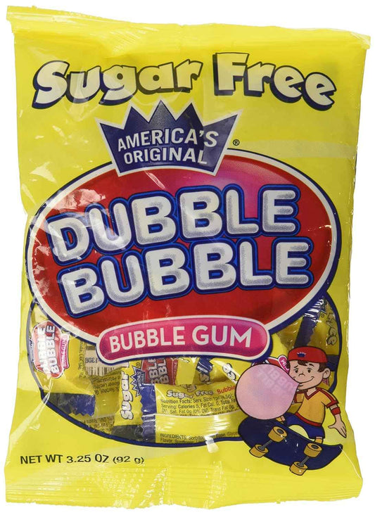 Dubble Bubble Sugar Free Gum - Keto and Low Carb Chewing Gum for Mindful Snacking, No Sugar Aftertaste